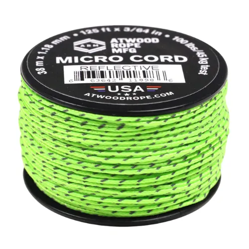 1.18mm Reflective Micro Cord (125') by Atwood Rope MFG