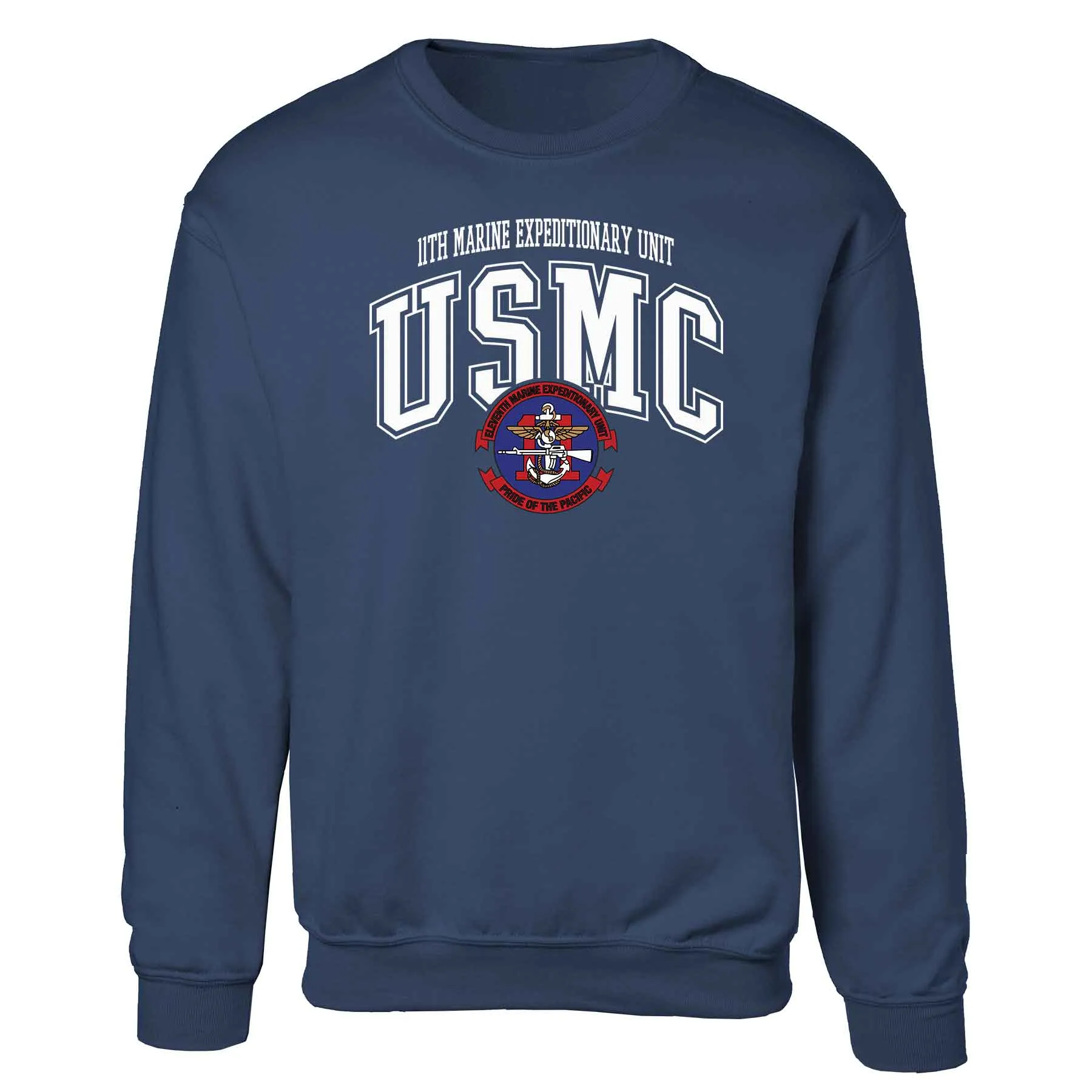 11TH MEU Pride Of The Pacific Arched Sweatshirt