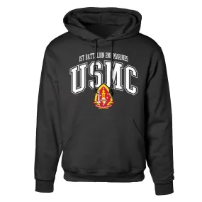 1st Battalion 2nd Marines Arched Hoodie