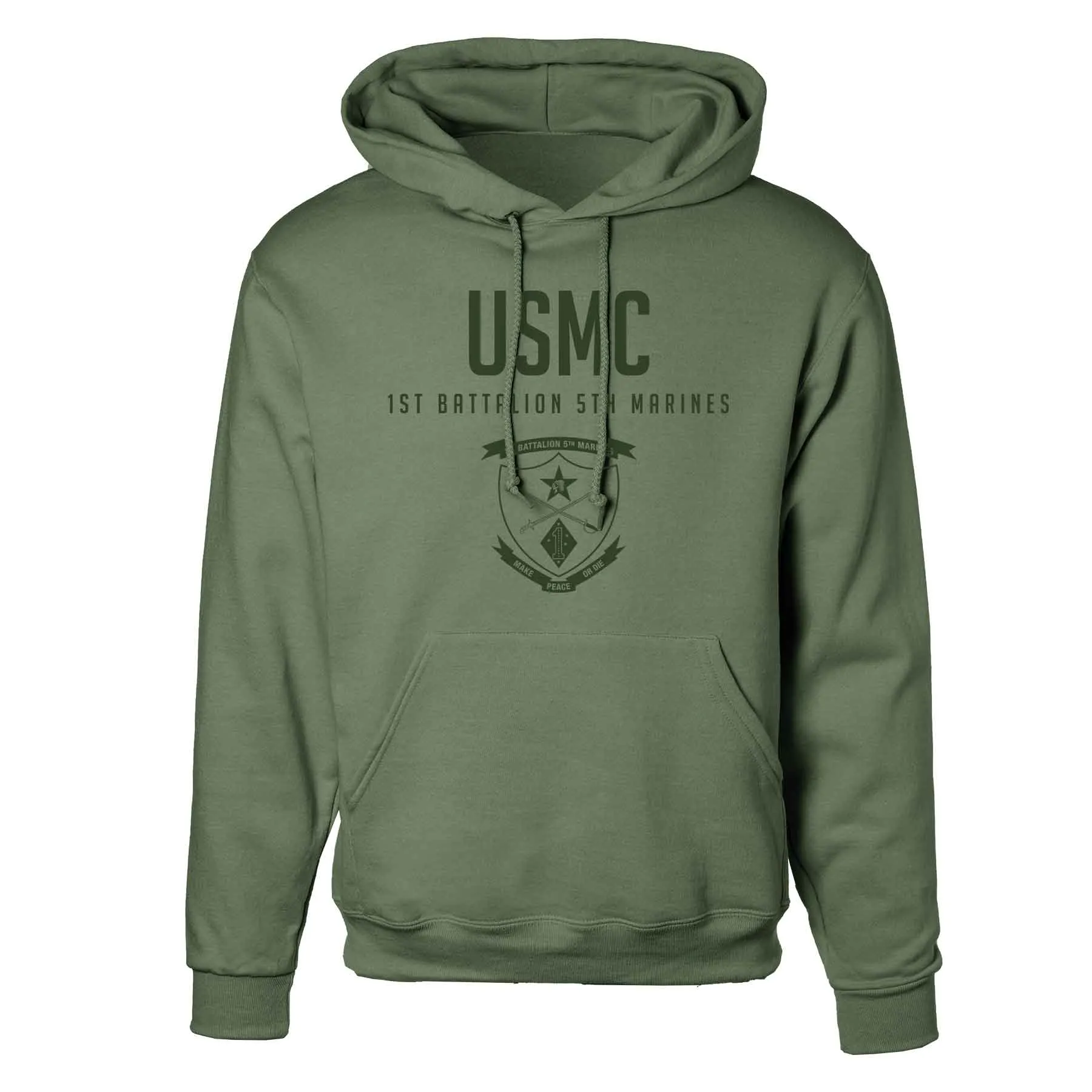 1st Battalion 5th Marines Tonal Hoodie