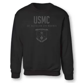 1st Battalion 5th Marines Tonal Sweatshirt