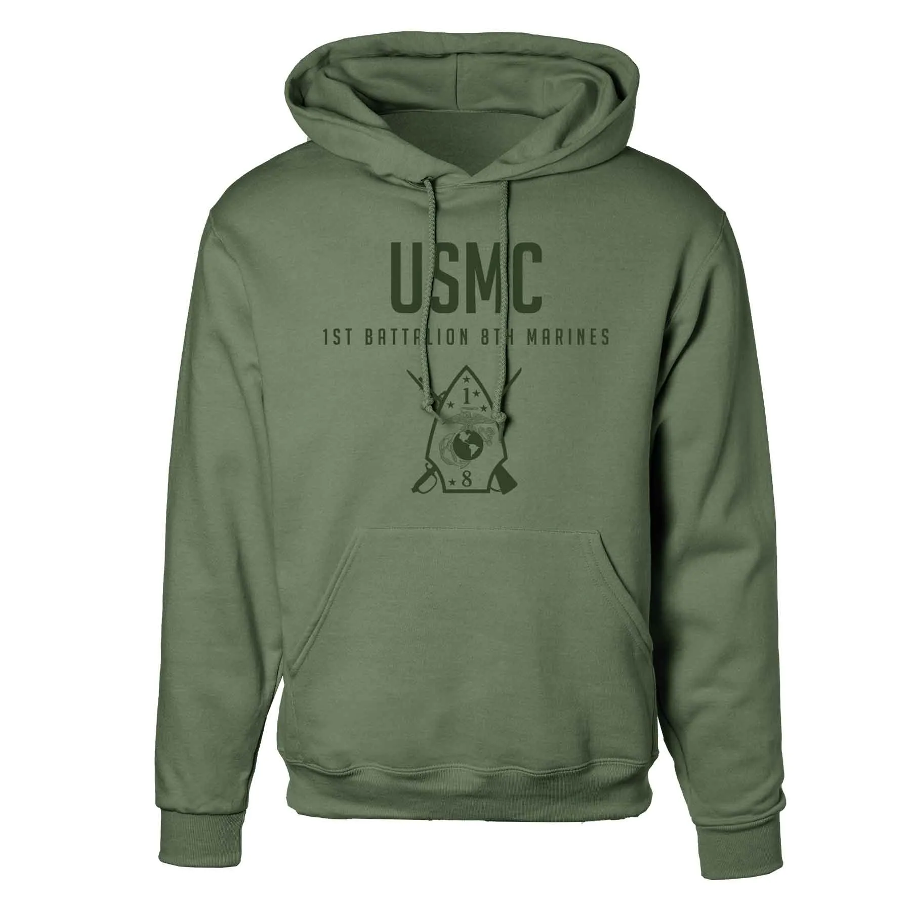 1st Battalion 8th Marines Tonal Hoodie