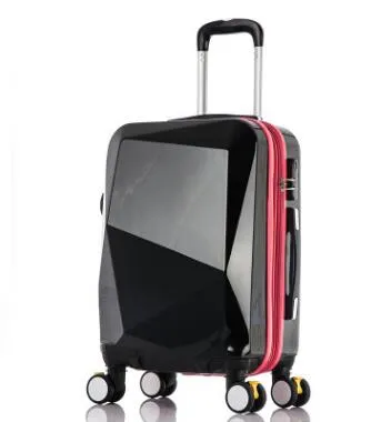 20 Inch Travel Trolley Luggage Suitcase 24" Pc Trolley Bags On Wheels Wheeled Travel Case