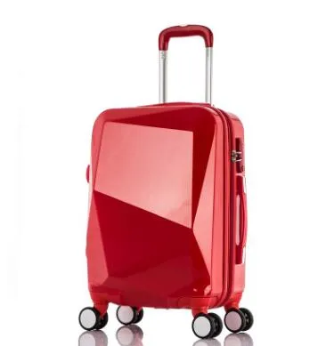 20 Inch Travel Trolley Luggage Suitcase 24" Pc Trolley Bags On Wheels Wheeled Travel Case