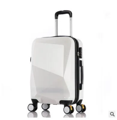 20 Inch Travel Trolley Luggage Suitcase 24" Pc Trolley Bags On Wheels Wheeled Travel Case