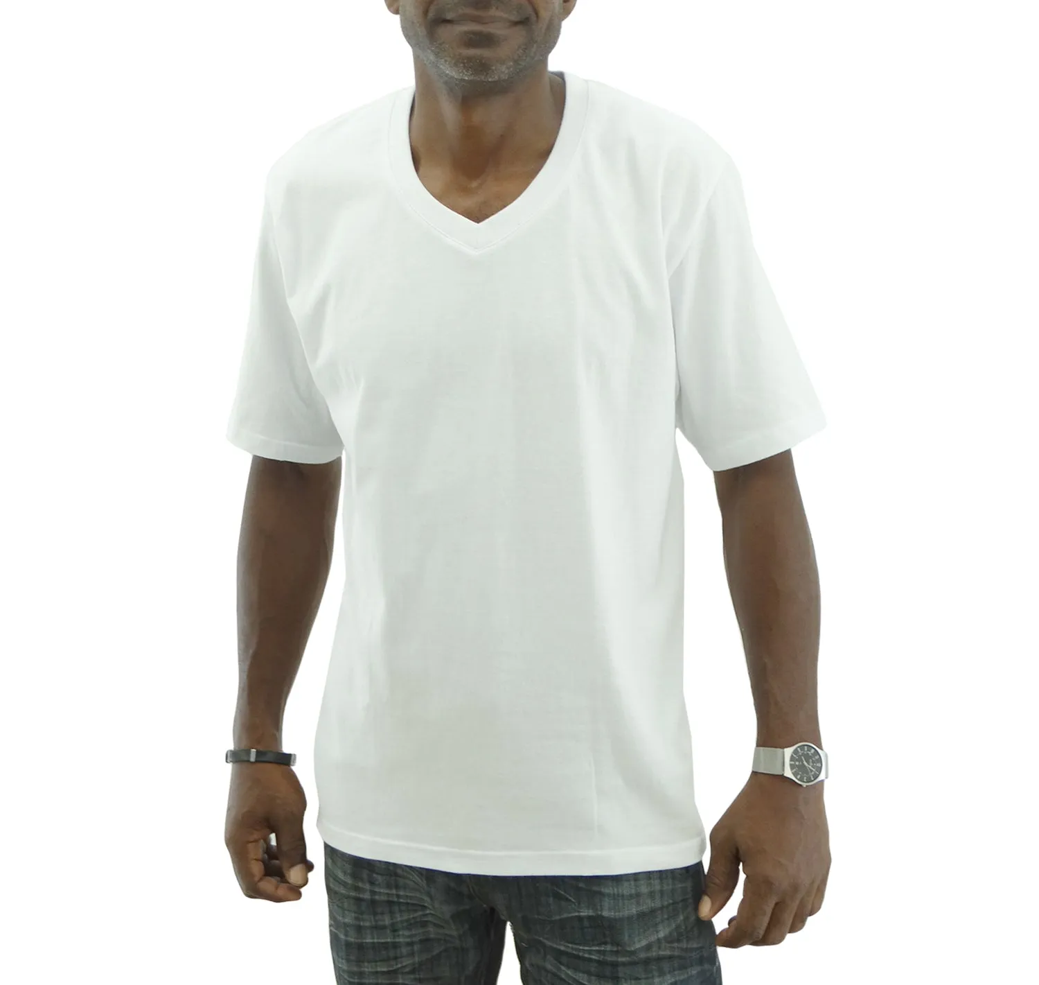 265-8008, Pro West, Men's S/S V-Neck / R-Neck T-Shirt