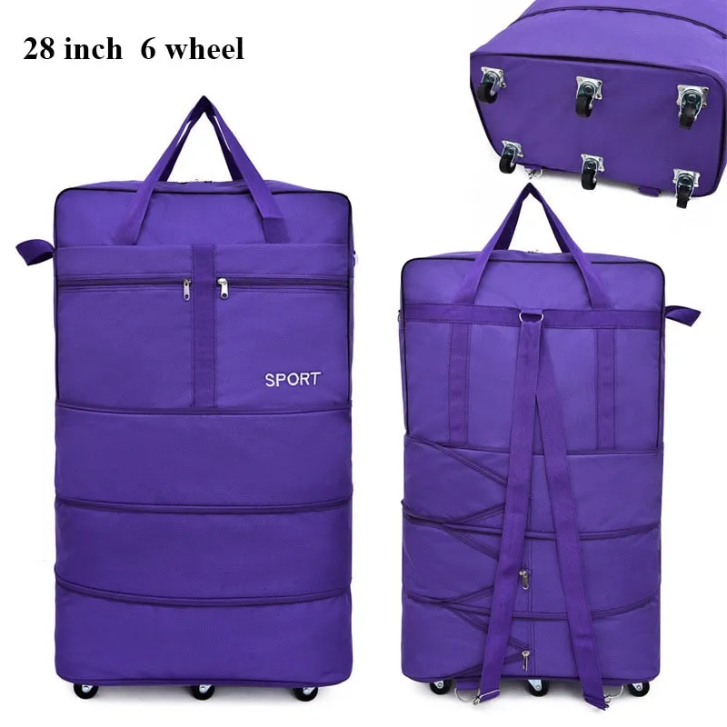 28 32 Inch Luggage Travel Bag Large Capacity Universal Wheel Women Trolley Case Multifunction