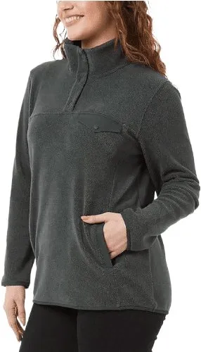 32 Degrees Women's Snap Fleece Pullover