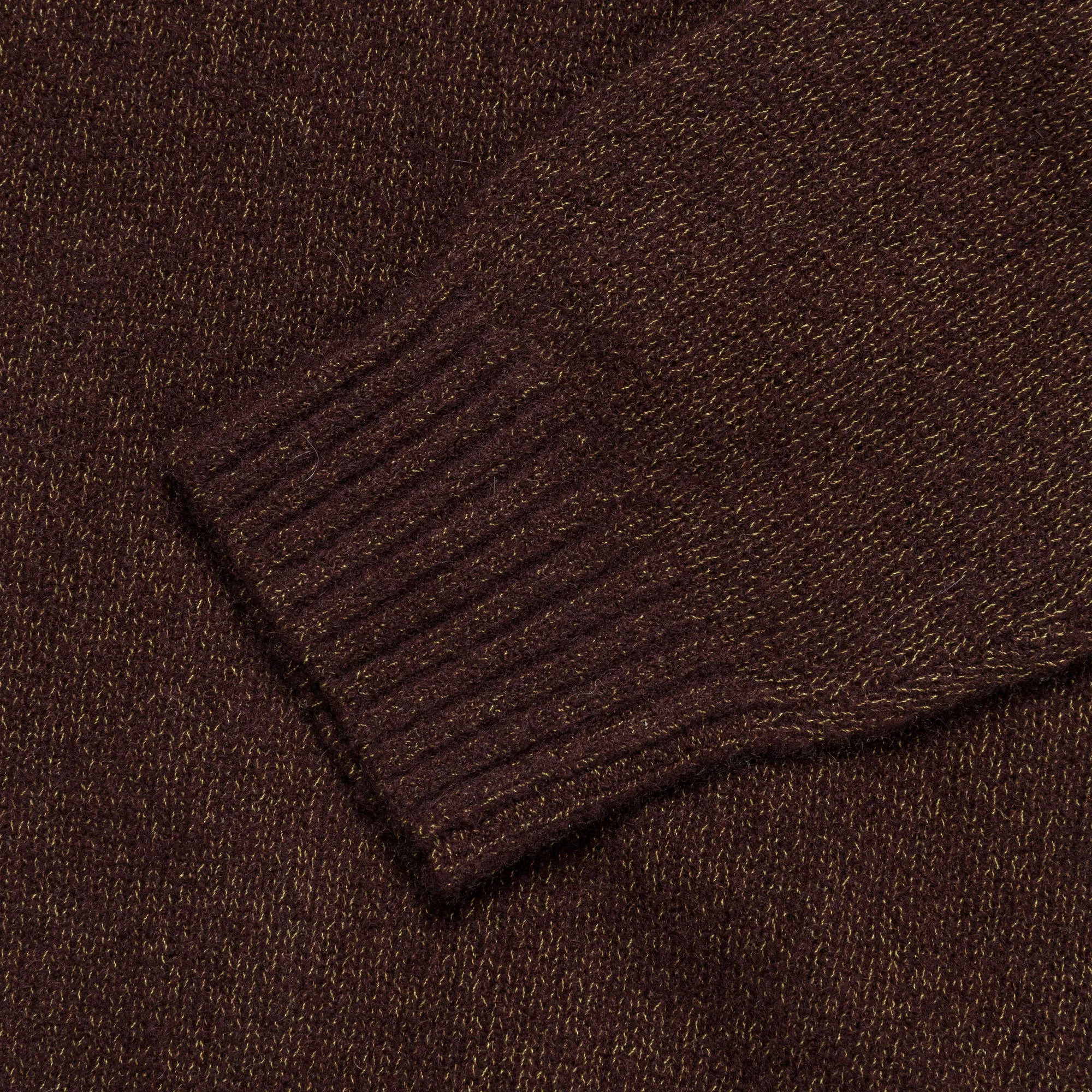 7G Cashmere Silk Crew - Brown