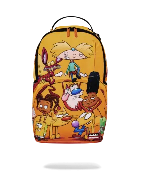 90s NICK CAT DOG SHARK MOUTH DLXSR BACKPACK