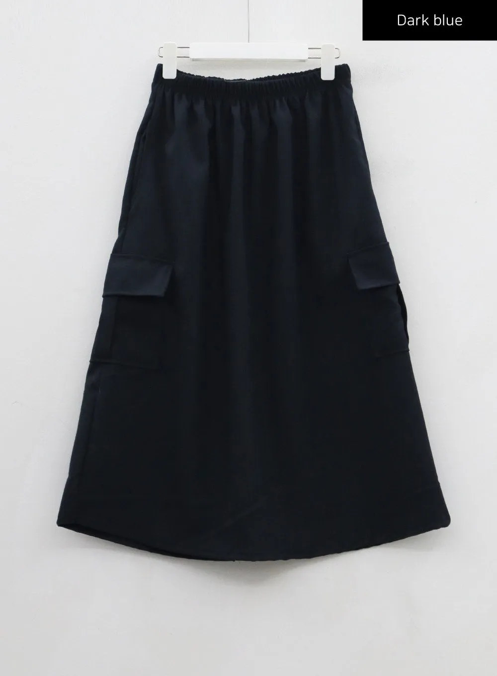 A-Line Cargo Maxi Skirt CJ319