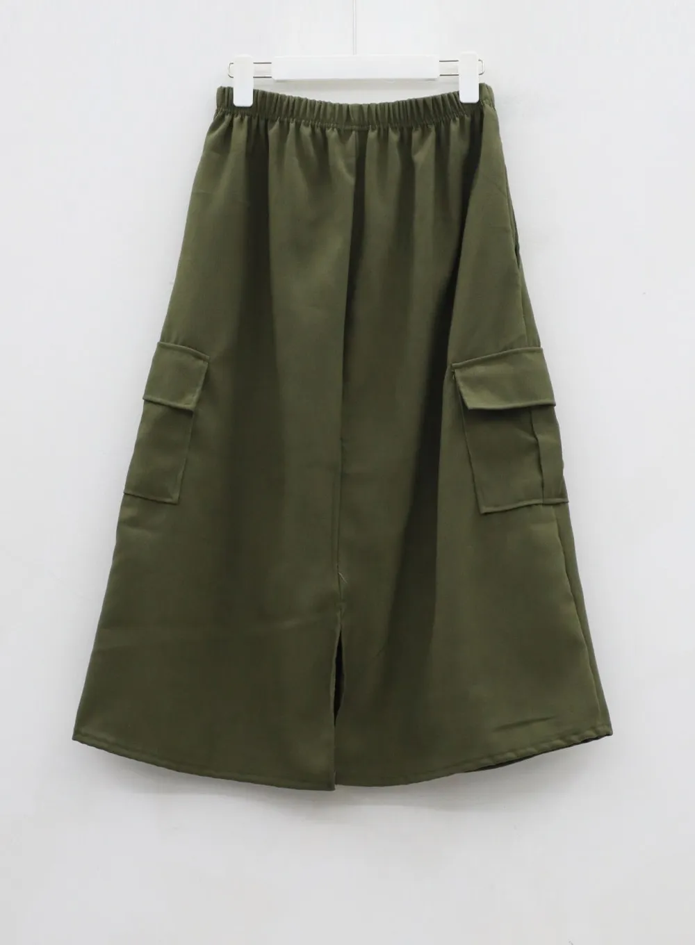 A-Line Cargo Maxi Skirt CJ319