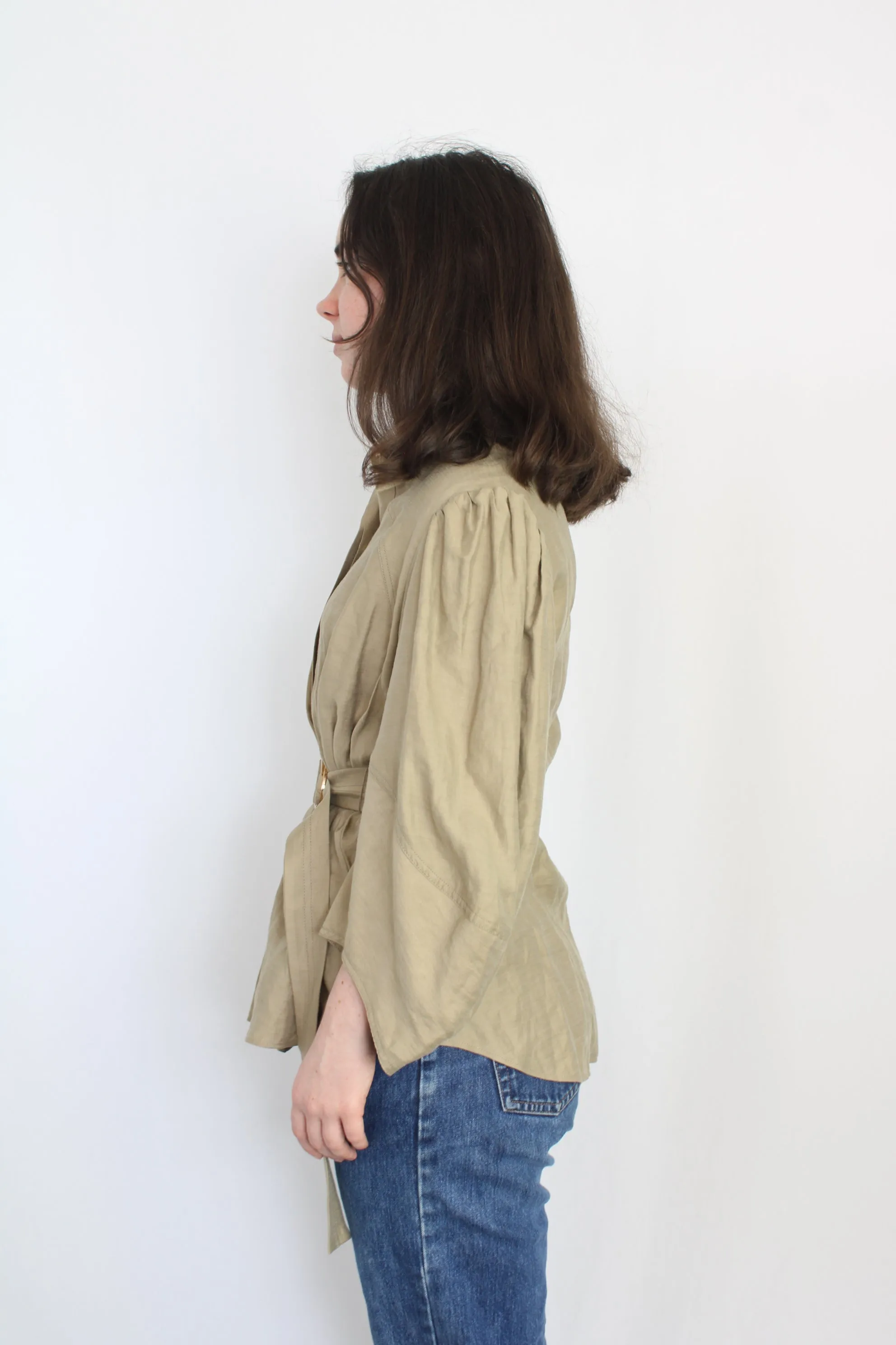 Acler - Flowy Belted Shirt