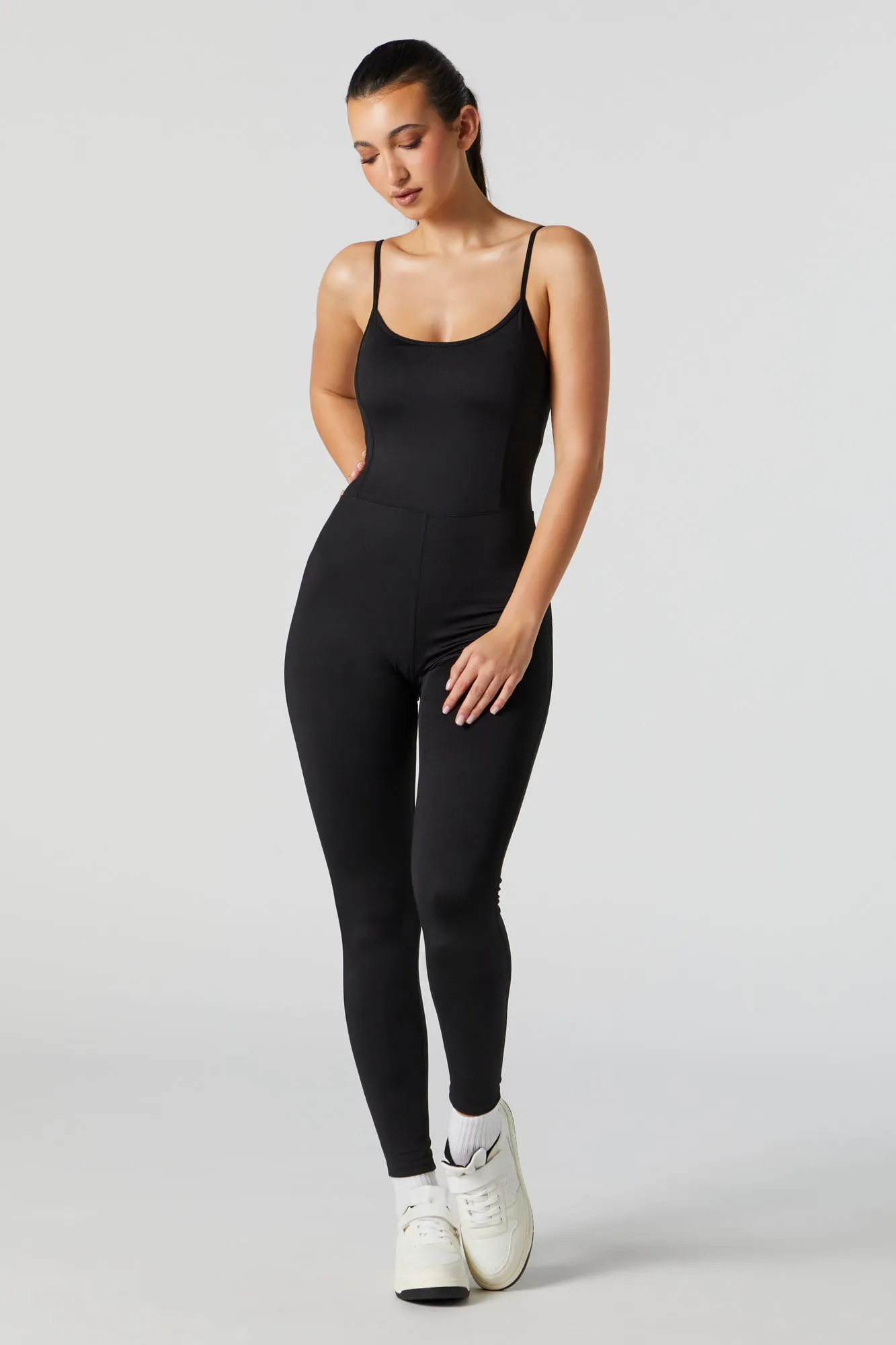 Active Scoop Neck Jumpsuit