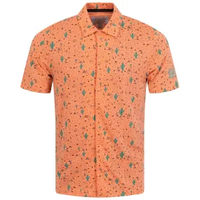 Adicross Desert Button Shirt Coral Fusion - SS23