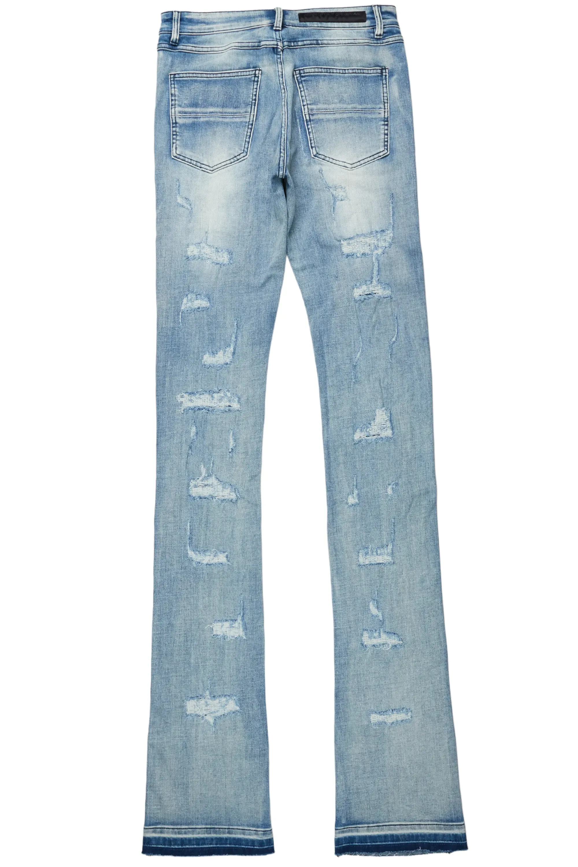 Adler Blue Super Stacked Flare Jean