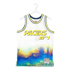 Adult Indiana Pacers Corporate Homecourt Swingman Jersey in White by Mitchell and Ness