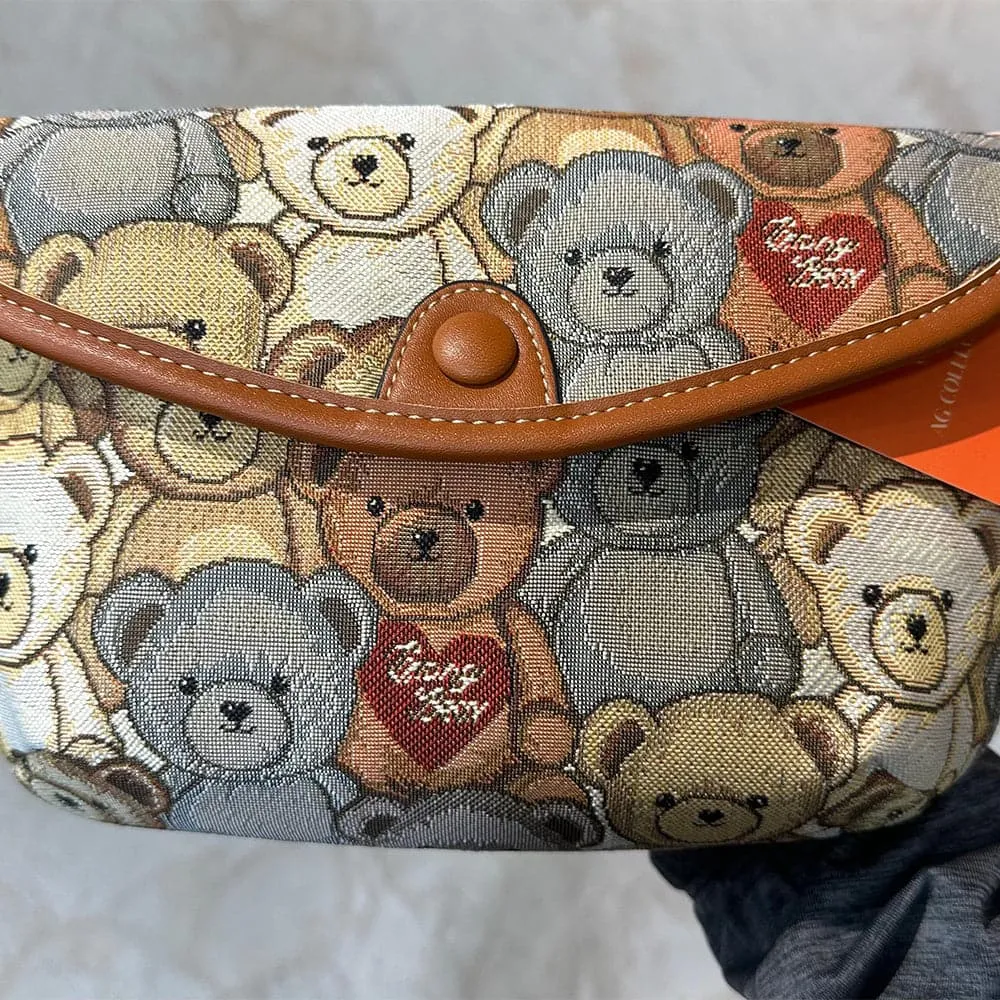 AG Collective Bear Print Crossbody Women's Bag