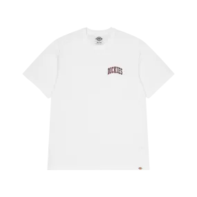 Aitkin Chest Tee Ss White/fired Brick