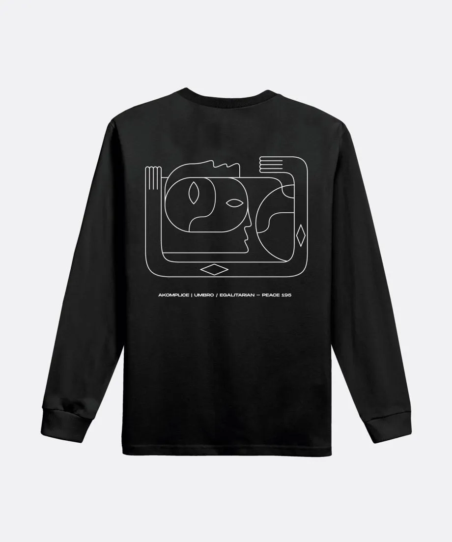 Akomplice x UMBRO UNO Long Sleeve Tee - Black