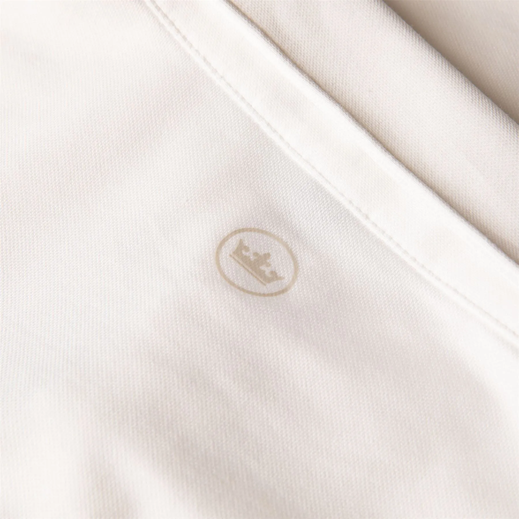 Albatross Cotton Blend Polo White - AW23