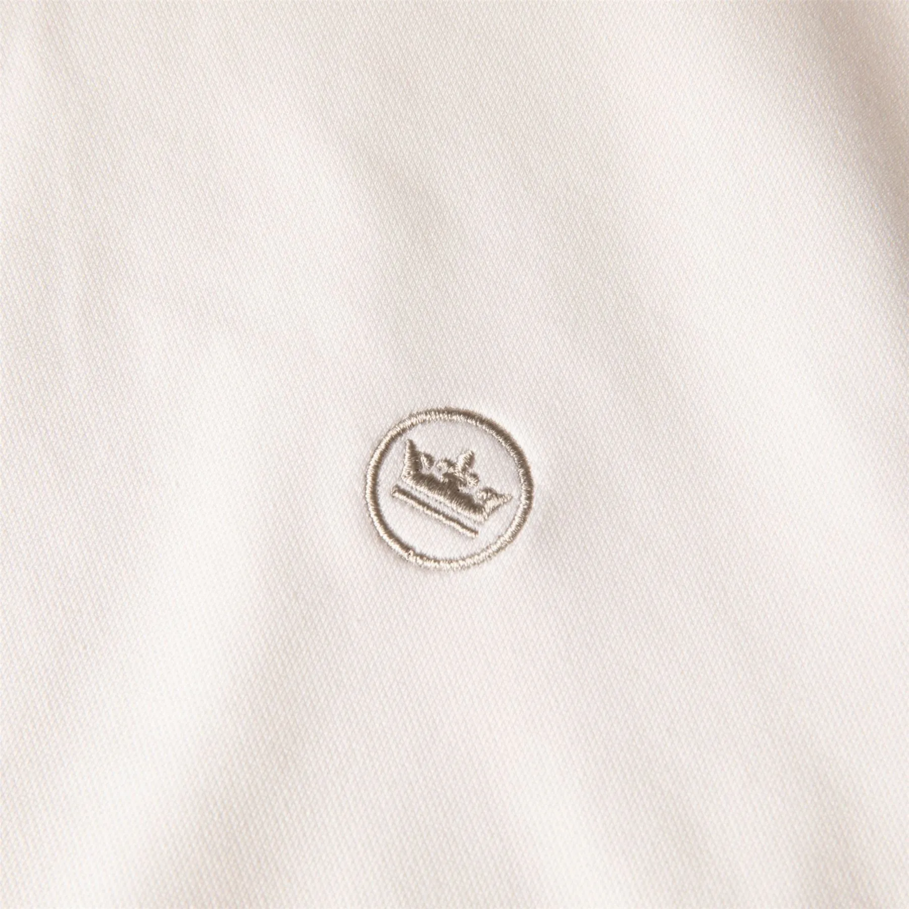 Albatross Cotton Blend Polo White - AW23