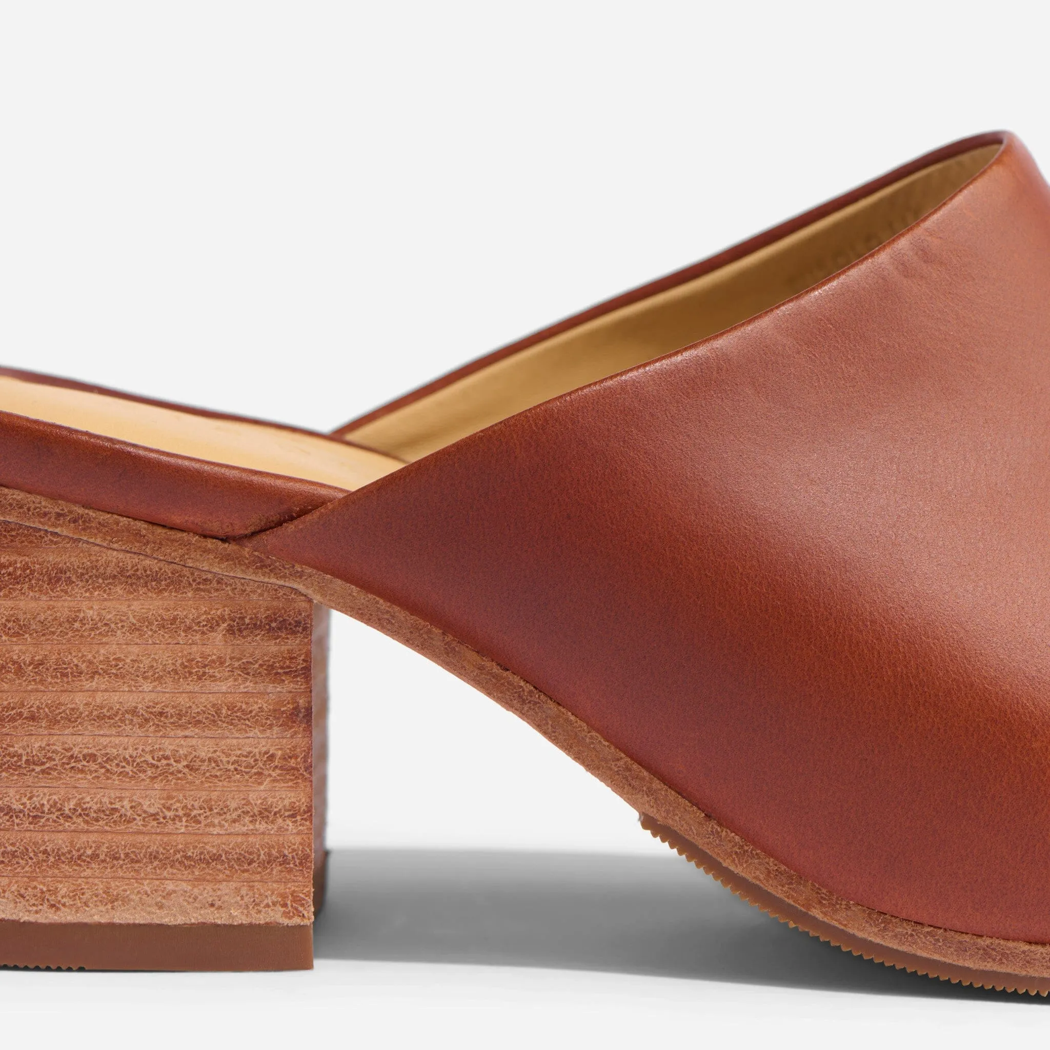 All-Day Heeled Mule Brandy