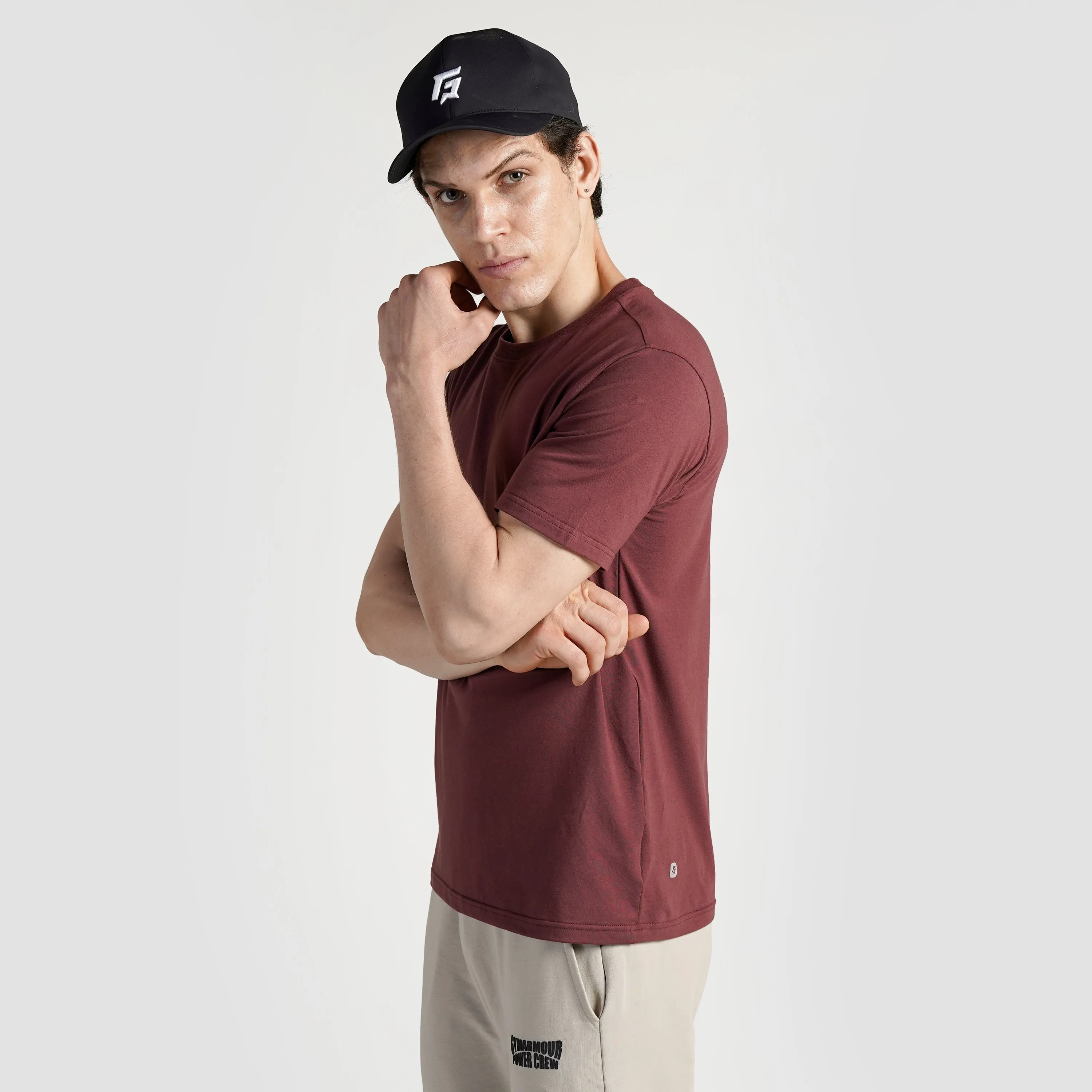 All-Day Wear Tee (Maroon)