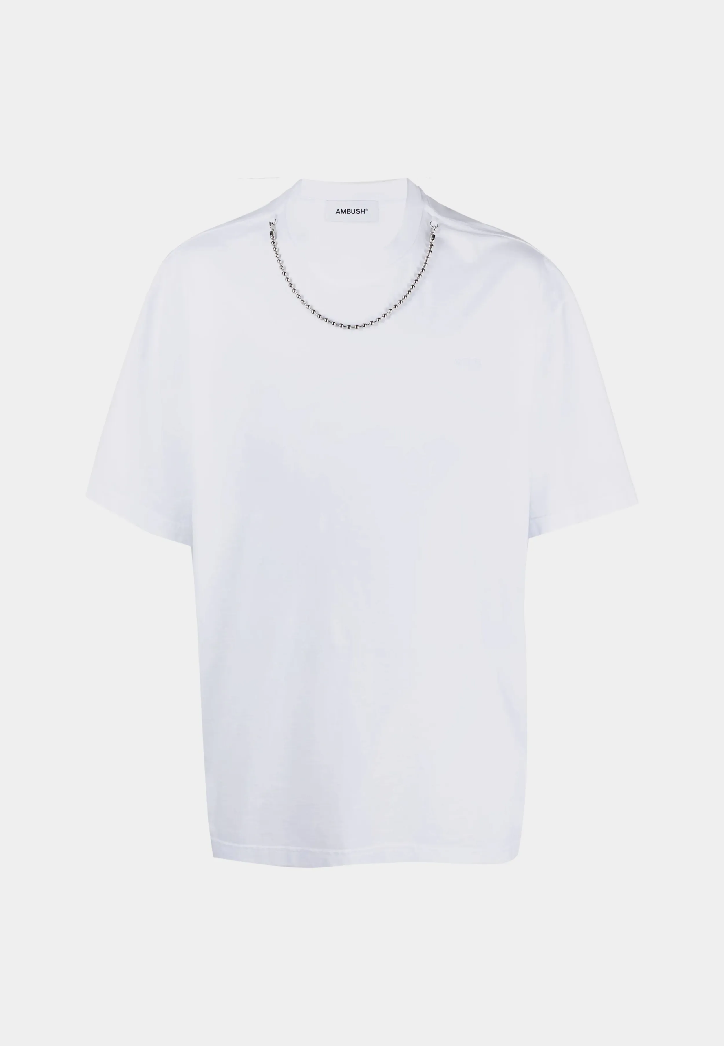 AMBUSH Ballchain T-Shirt S/S Blanc De Blanc - White