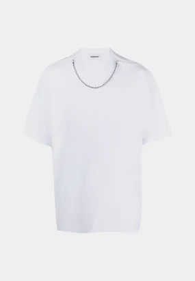 AMBUSH Ballchain T-Shirt S/S Blanc De Blanc - White