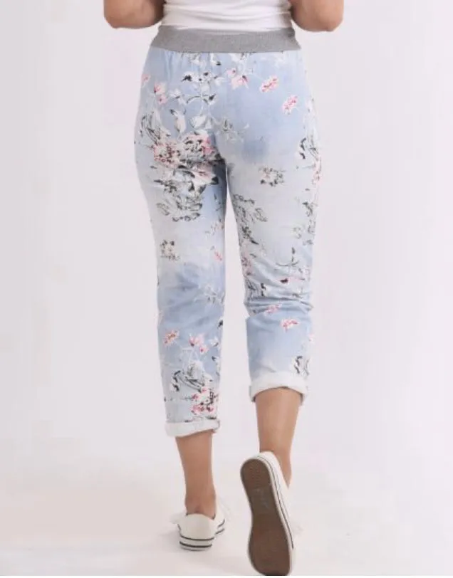 Anne   Kate Italian Rose Light Denim Pants 14-18