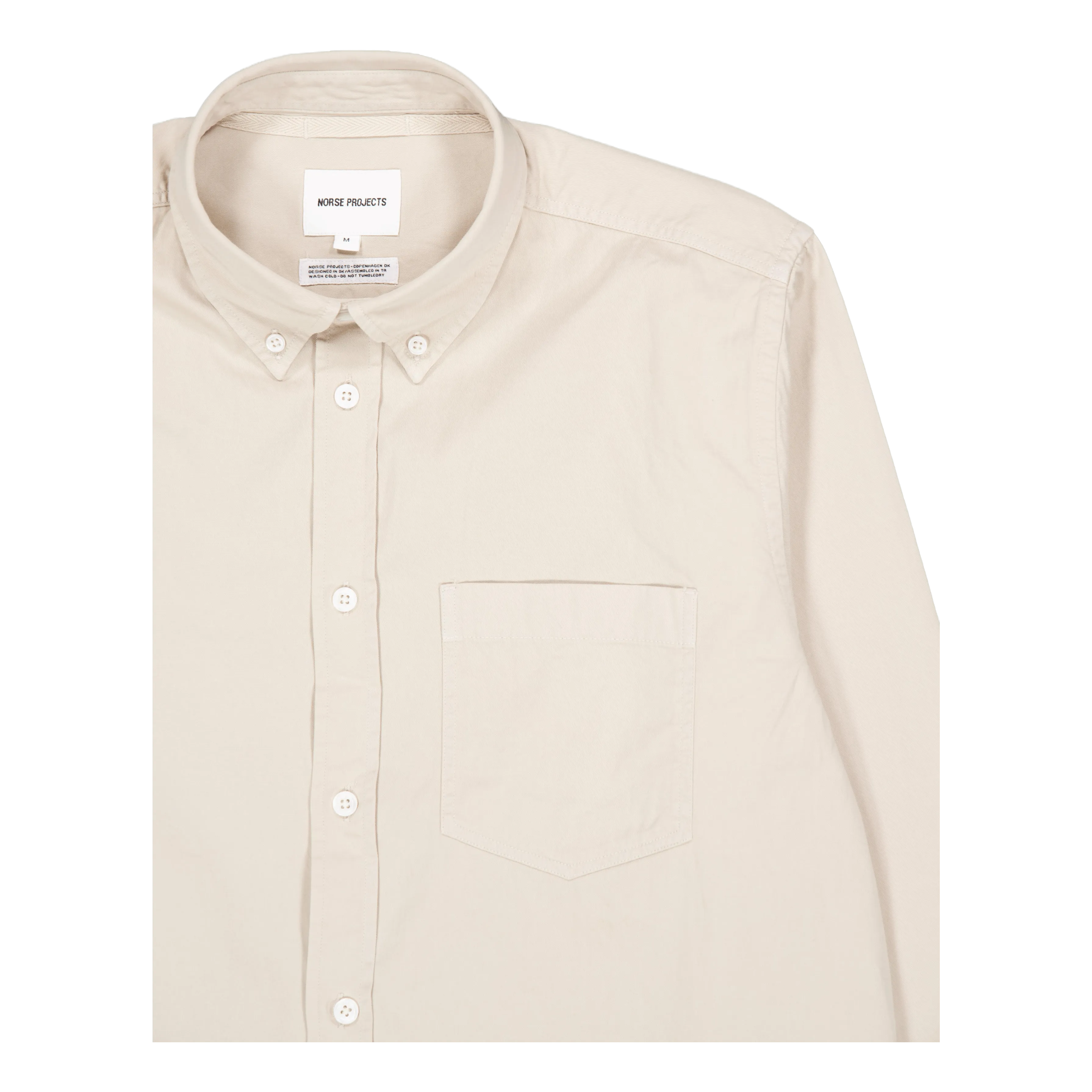 Anton Light Twill Shirt Oatmeal