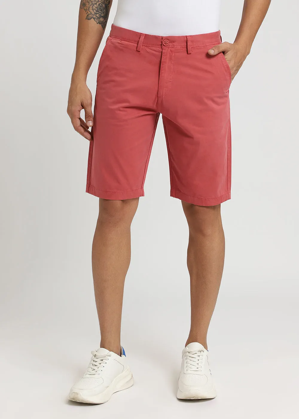 Apricot Red Shorts