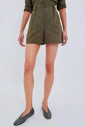 Army Green Safari Short