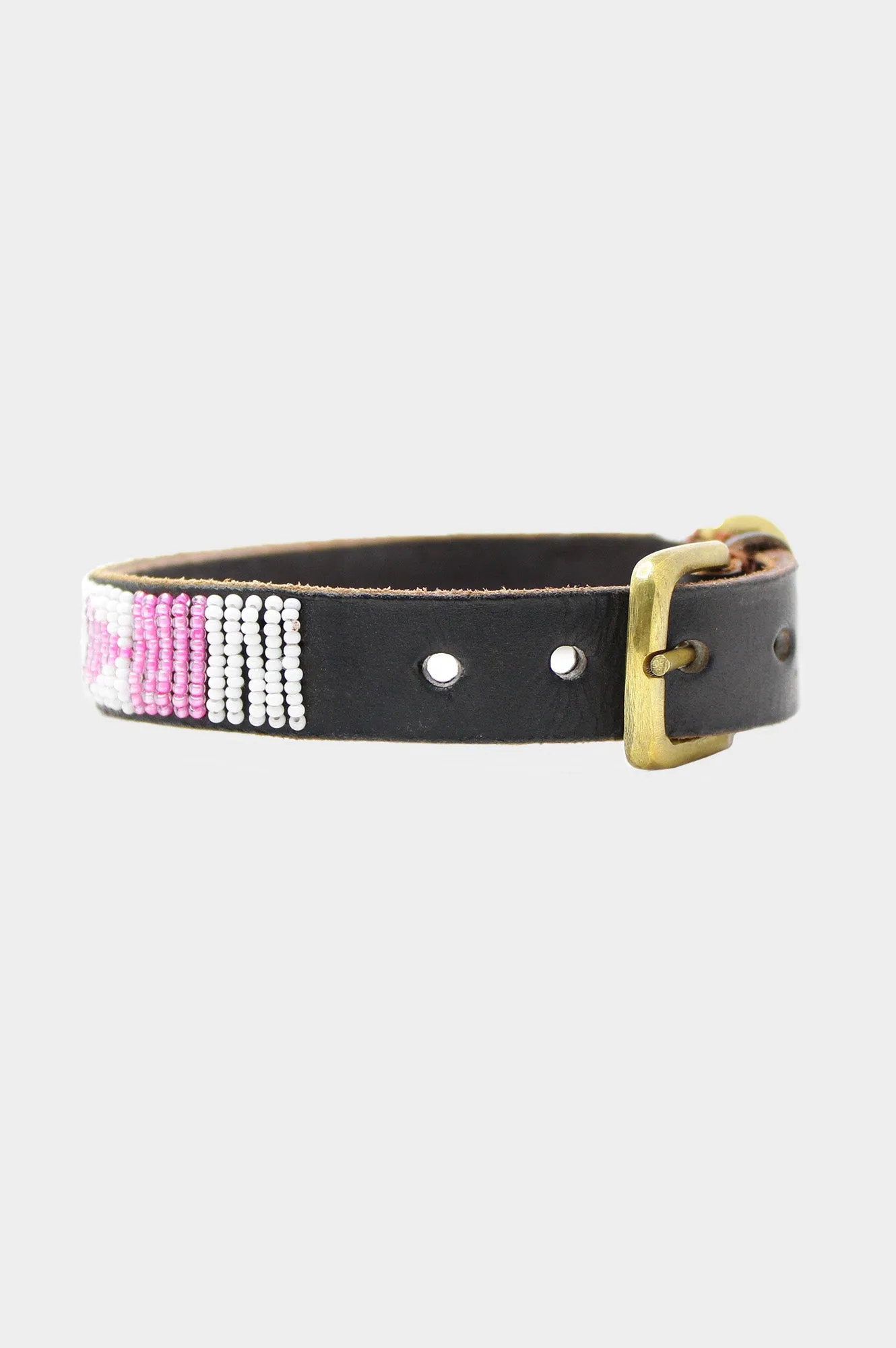 Arrow Dog Collar | Pink/White