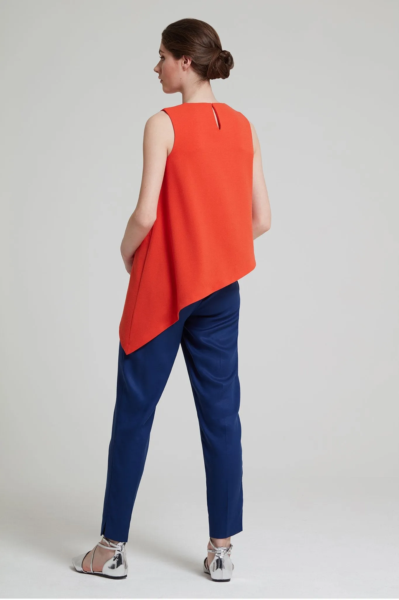 Asymmetric Crepe Top