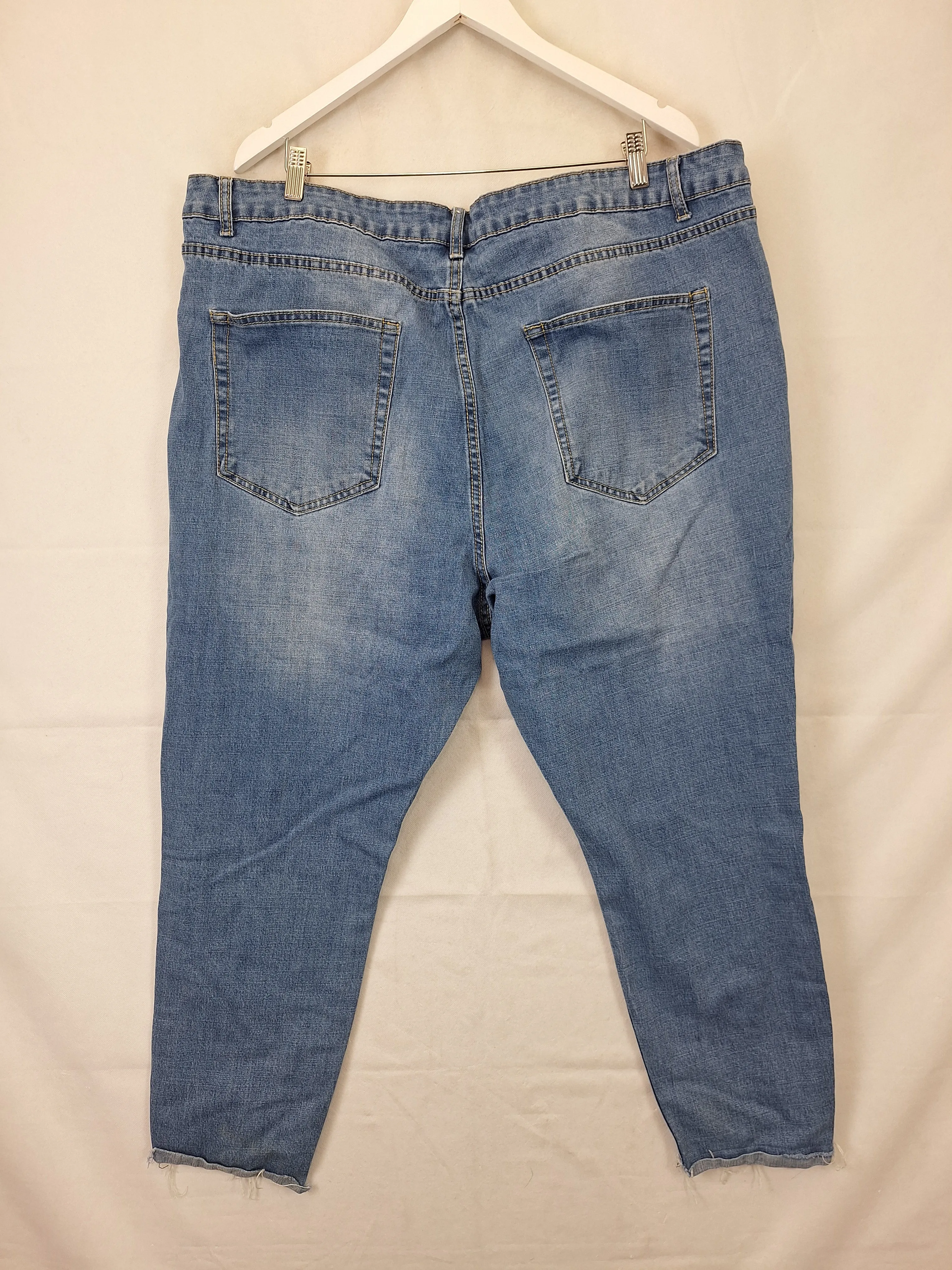 Atmos & Here Essential Raw Hem Jeans Size 8