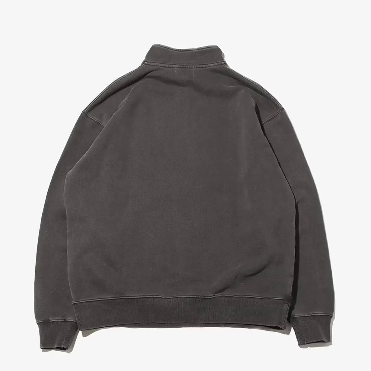 ATMOS PIGMENT DYED HALF ZIP SWEATSHIRT