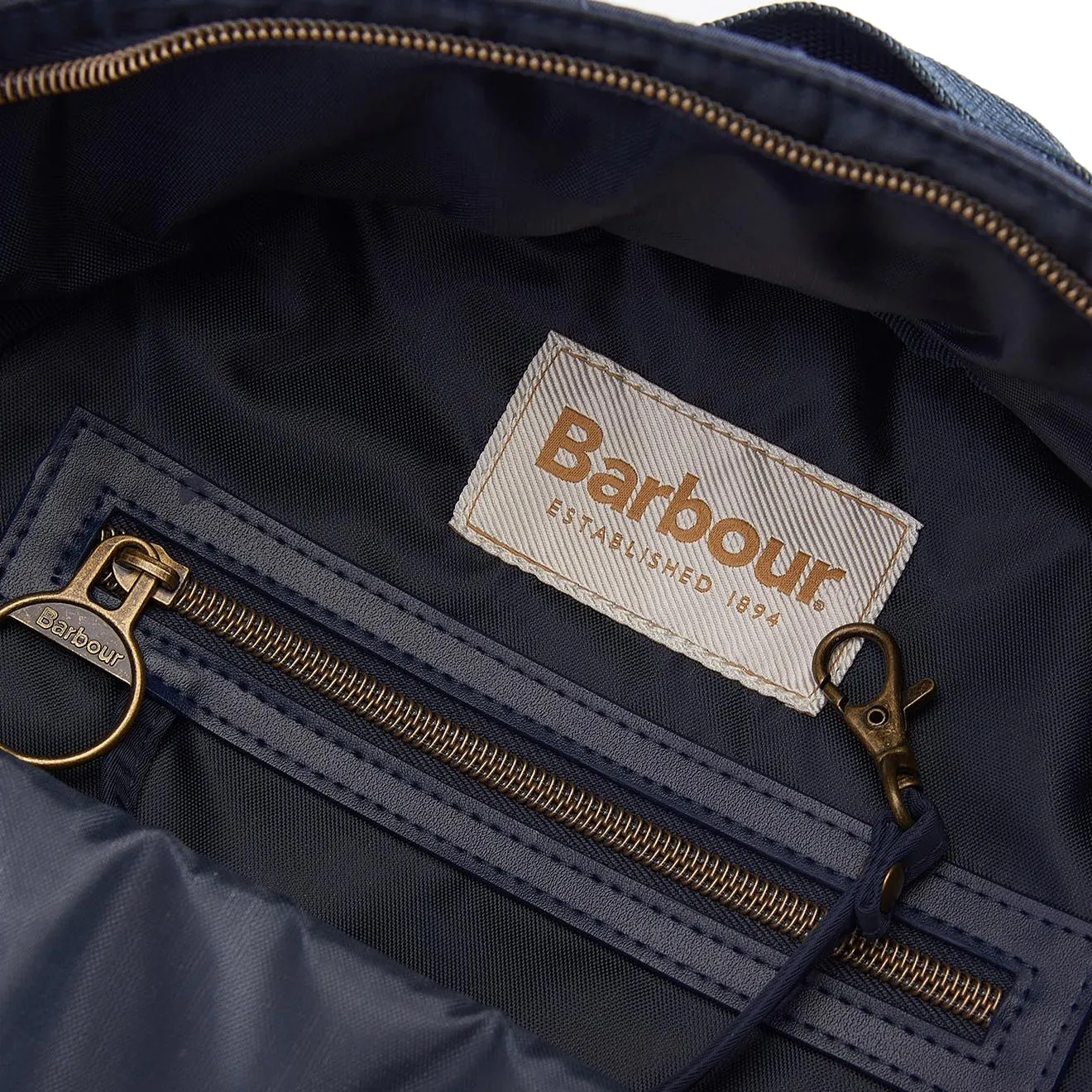 Barbour Quilted Backpack Classic Navy