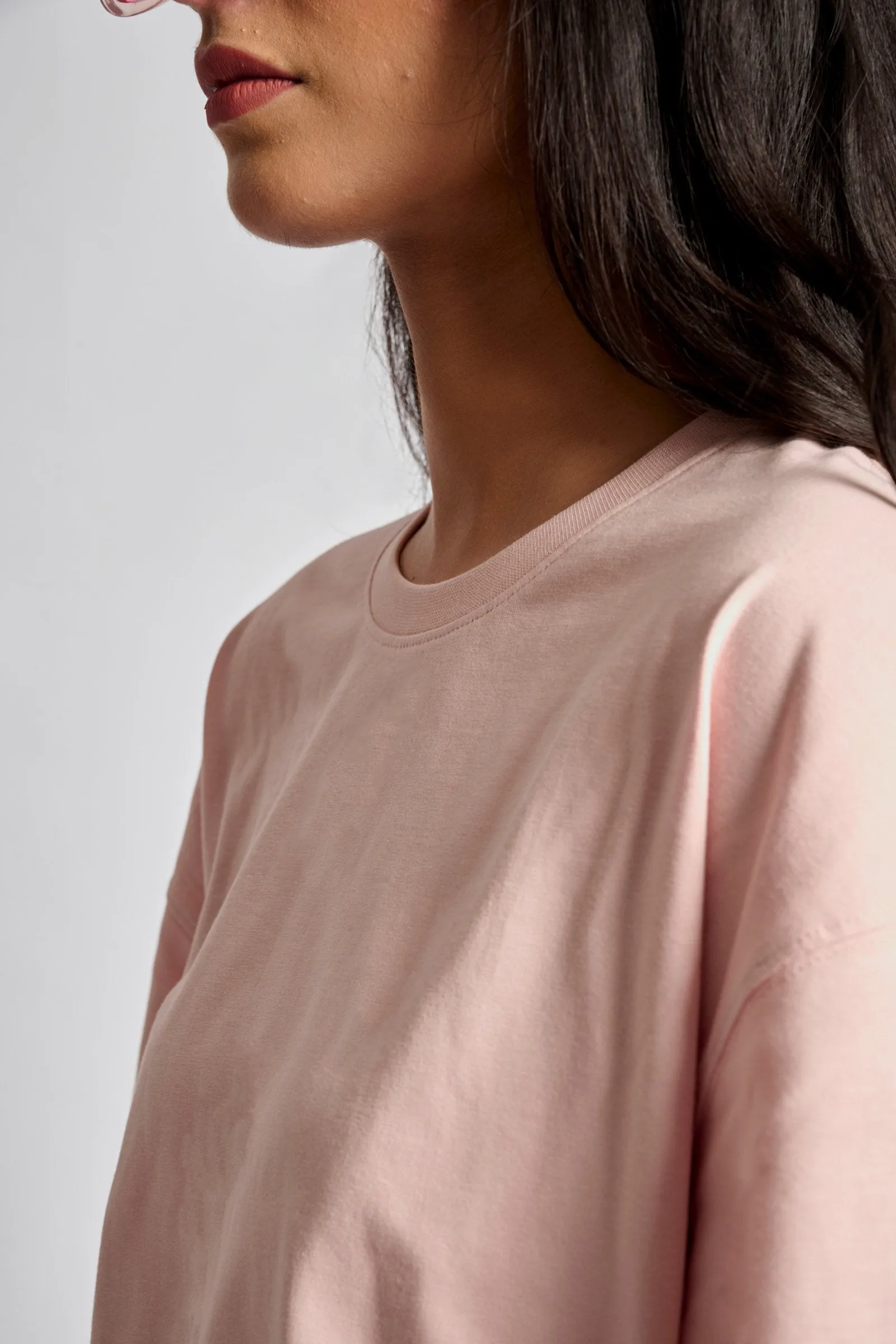 Barely Pink Heavyweight Oversized T-shirt