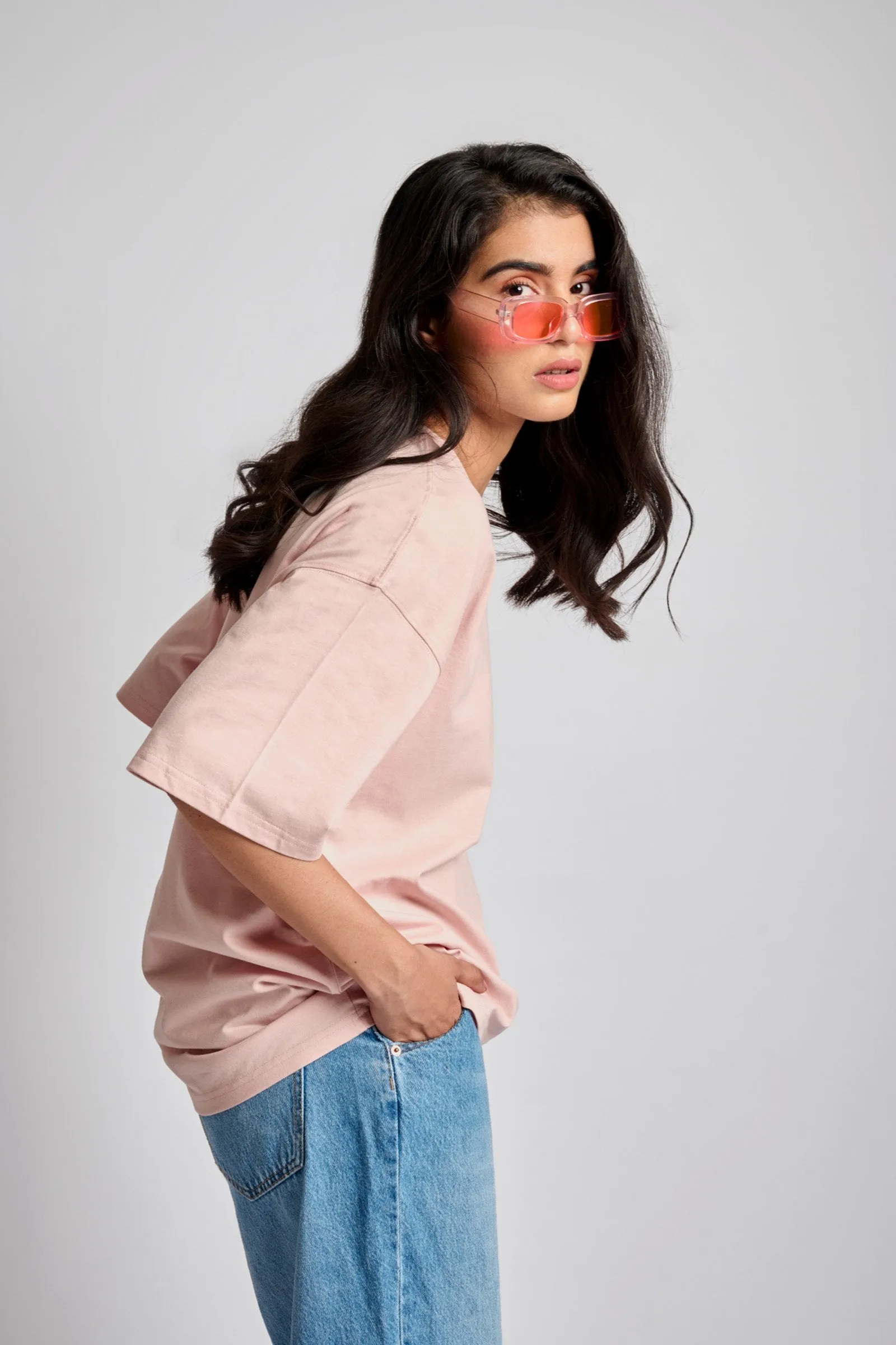 Barely Pink Heavyweight Oversized T-shirt