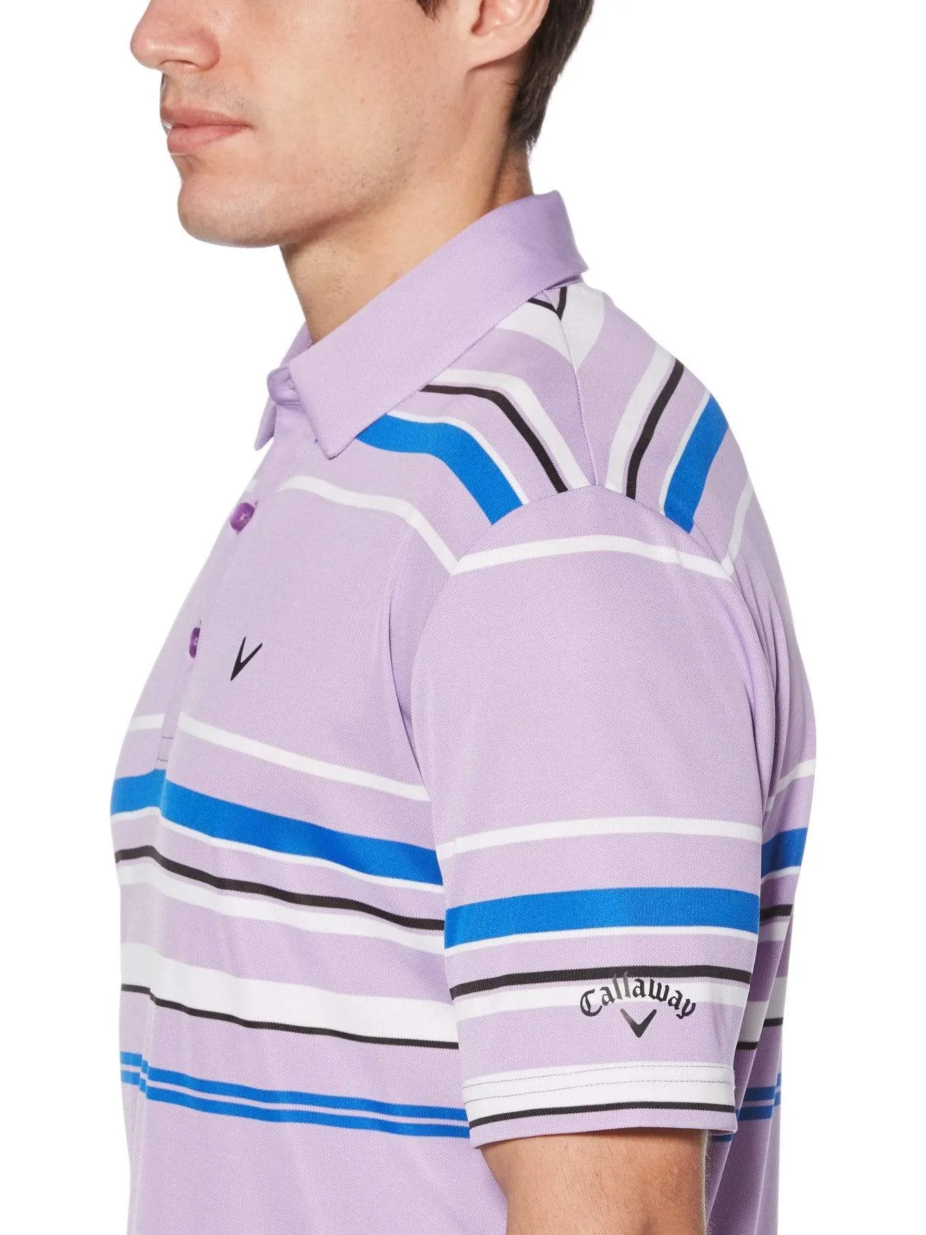 Big & Tall Birdseye Stripe Polo