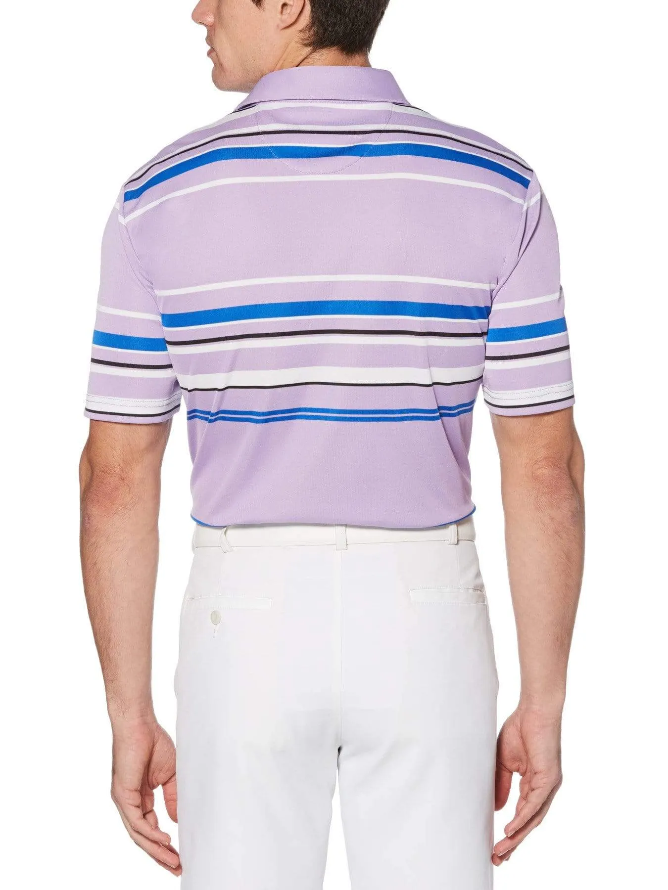 Big & Tall Birdseye Stripe Polo