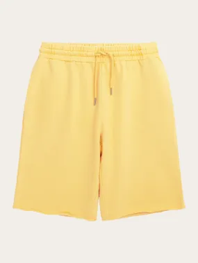 BIRCH sweat shorts - GOTS/Vegan - Misted Yellow