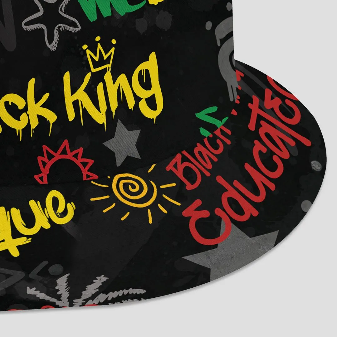 Black King's Time Bucket Hat