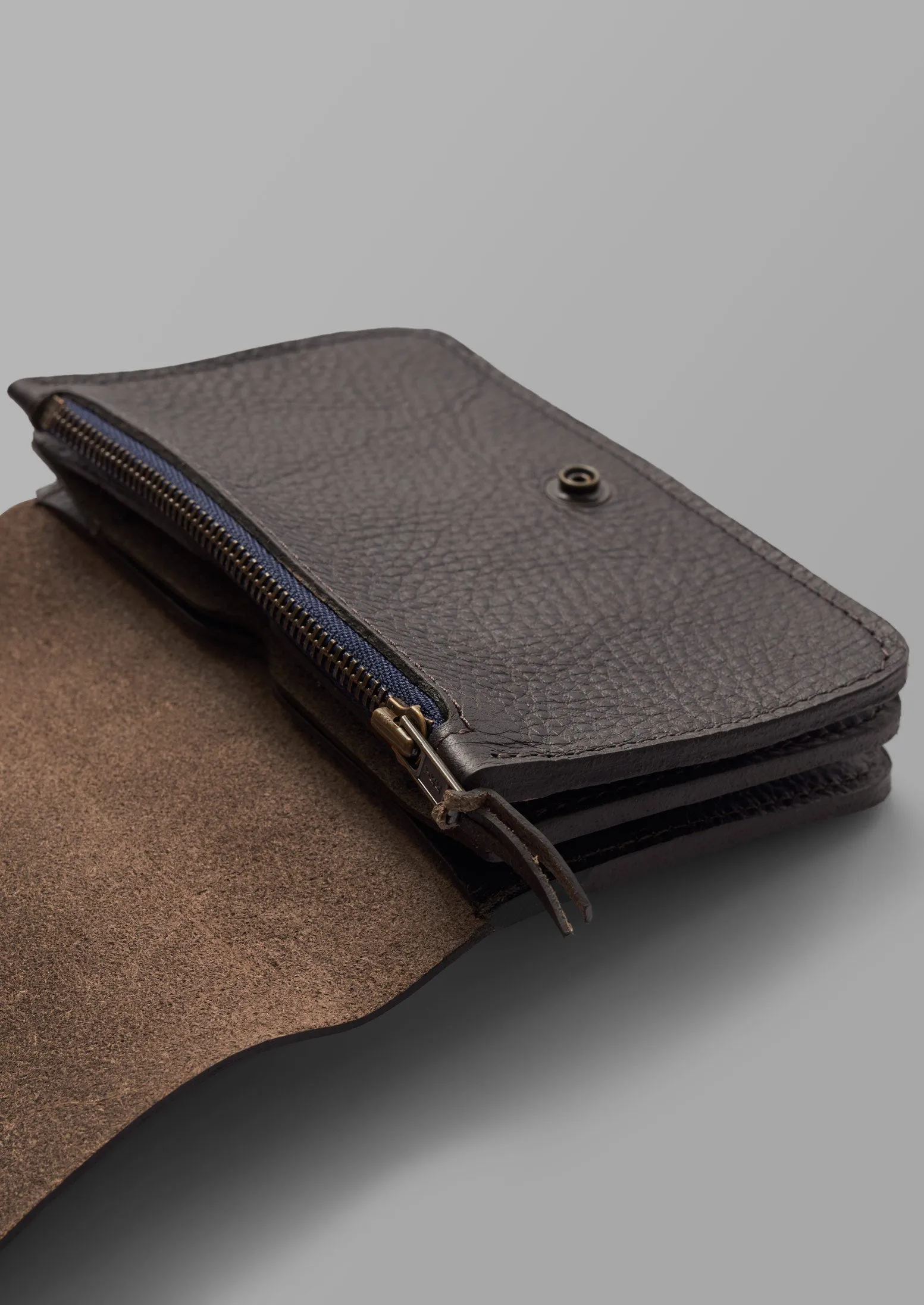 Bleu De Chauffe Leather Wallet | Marron Brown