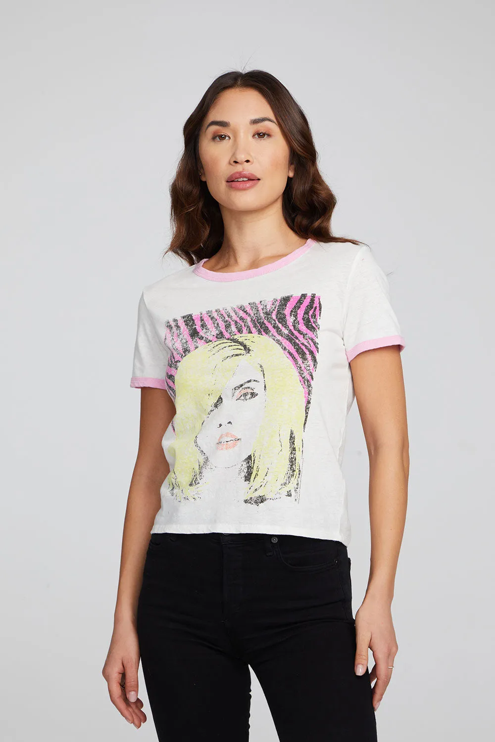 Blondie Punk Poster Ringer Tee