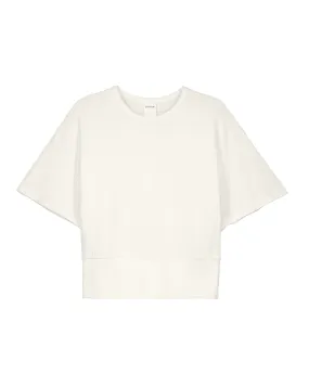 Boxy Rib T-shirt - Off White