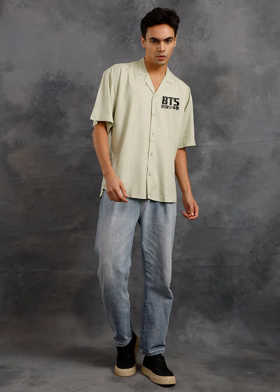 BTS Club Mens Fluidic Oversized Shirt