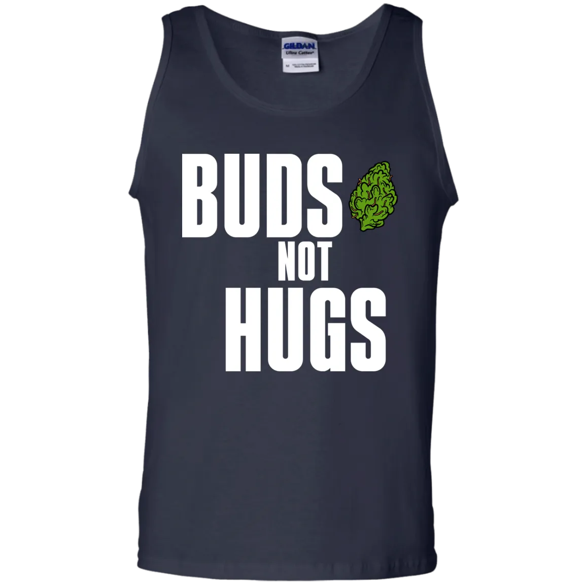 Buds Not Hugs /Black Tank Top